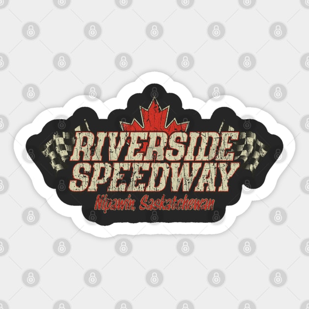 Riverside Speedway Nipawin 1983 Sticker by JCD666